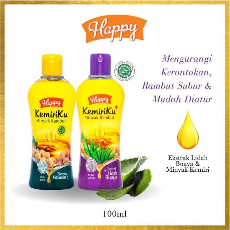 Happy kemiriku / kemiri ku / minyak kemiri / happy kemiriku minyak