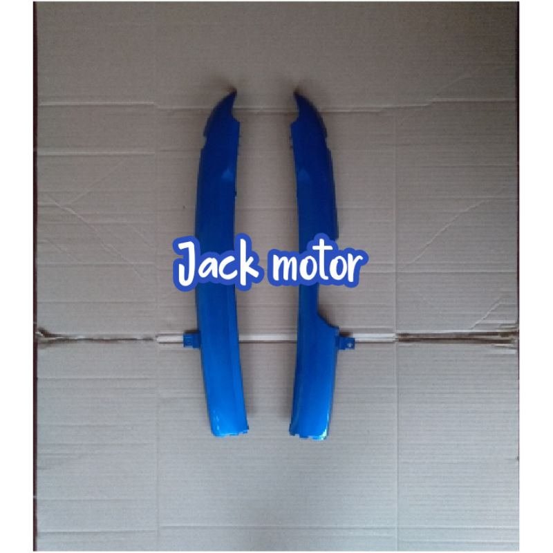 cover dek samping motor honda scoopy fi warna biru 2013/2016