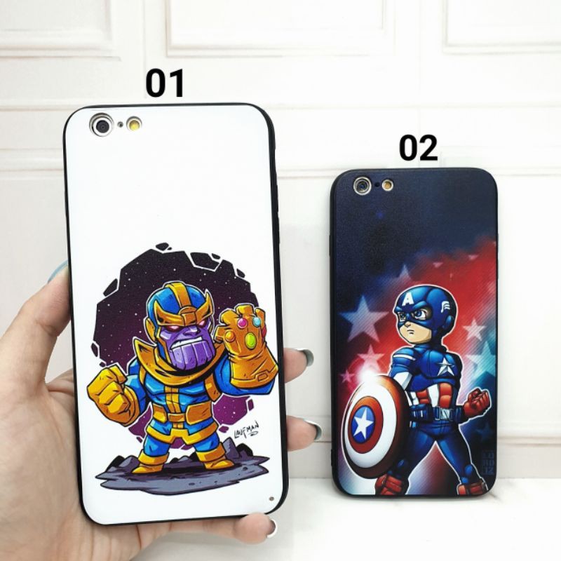 IPHONE 5 5G 5S  6 6G 6S  6 PLUS 6G PLUS - MINI HERO Soft Hard Case Marvel Cartoon