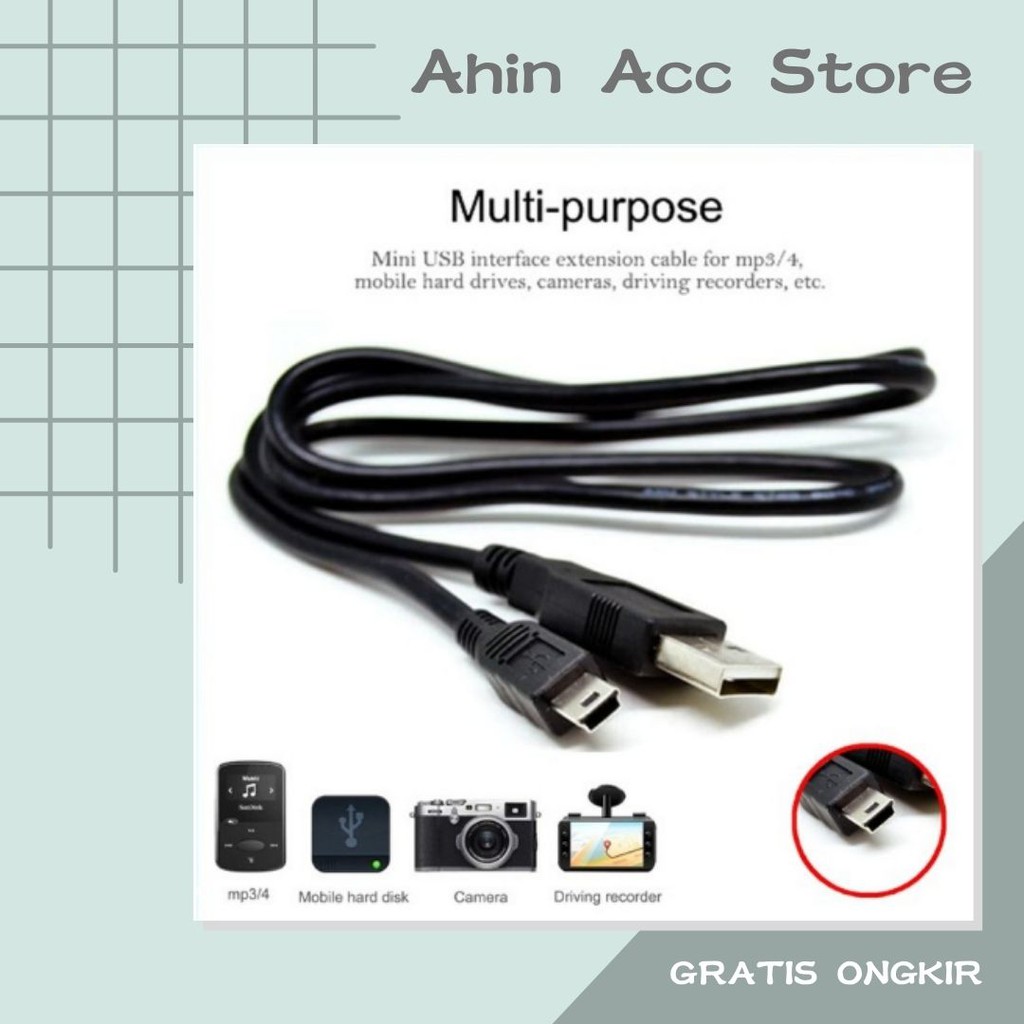 New Mini USB Kabel Data Nexian / Evercross / Mito / Esia / Blackberry BB 9000 8900 G900