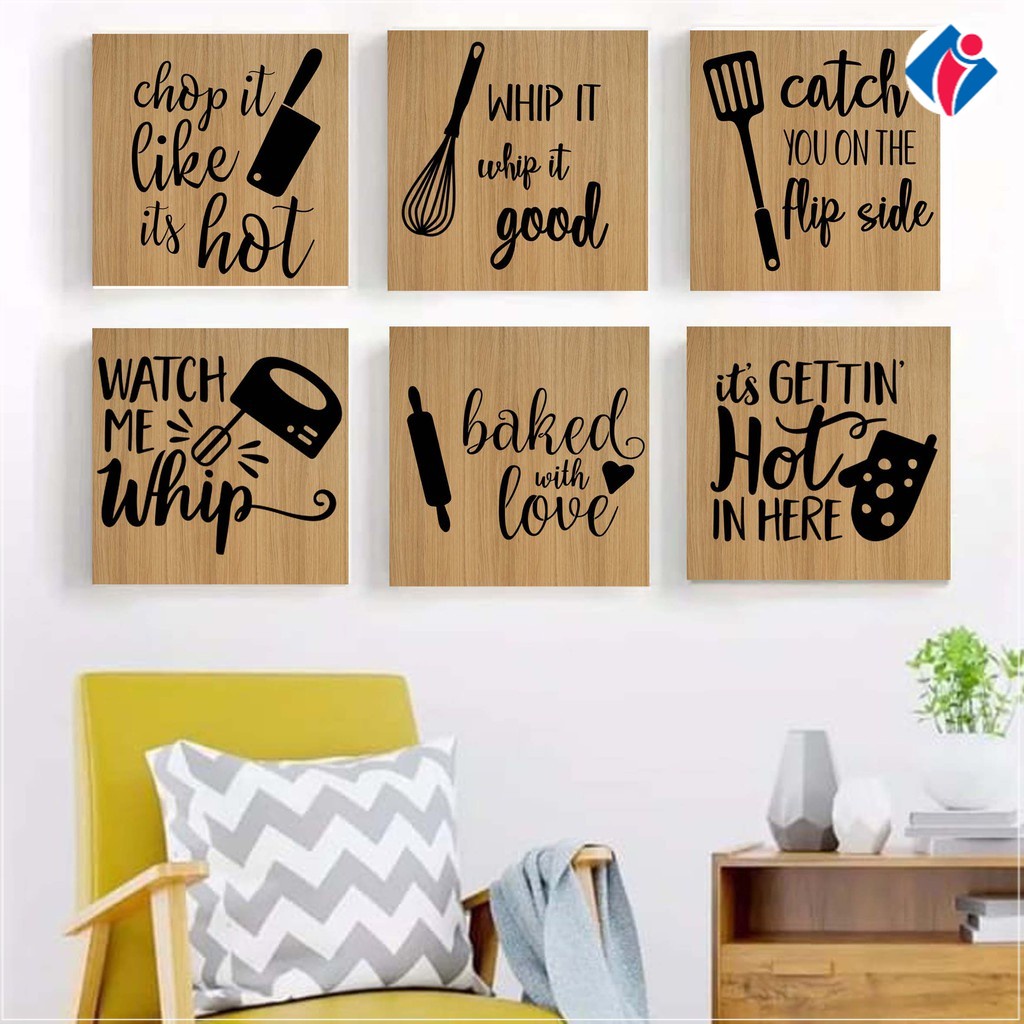 wall dekor hiasan dinding dapur quotes pajangan gantung hiasan dinding kitchen