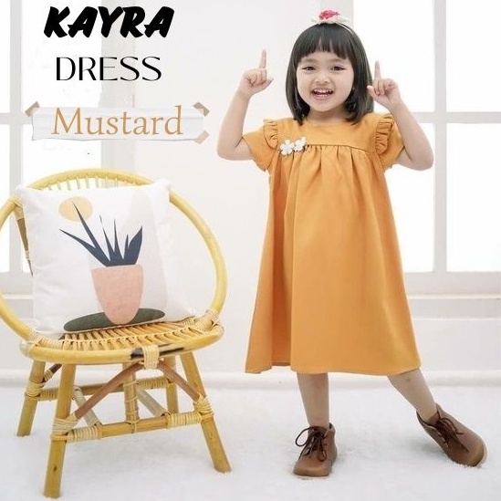 Kayra Dress Anak Perempuan Terbaru 2022 Usia 1-6 Tahun Tunik Anak Premium Gaun Pesta Anak  Midi Dress Anak 3 4 Tahun  Pakaian Anak Terbaru Baju Anak OOTD Oufit Hangout Baju Anak Kecil Dress Lebaran Anak Perempuan Baju Lebaran Anak Dress Pendek Daily Anak