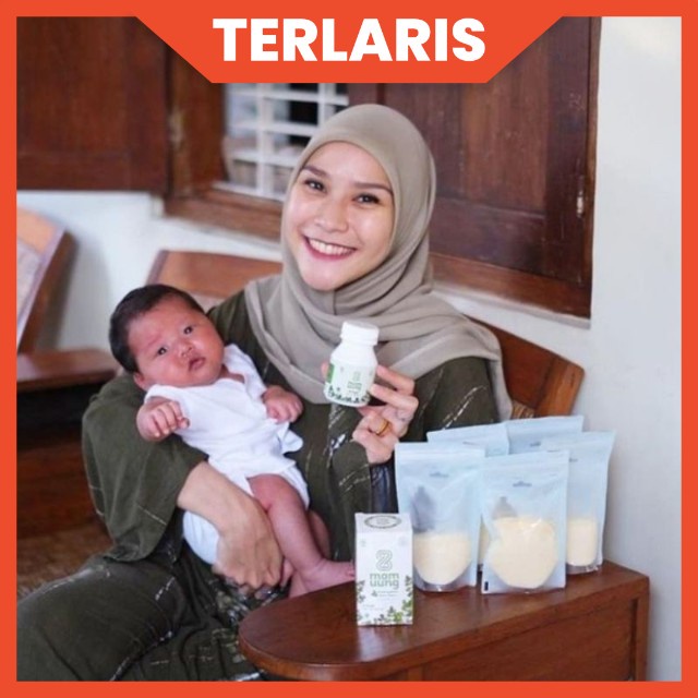 Mom Uung 60 kapsul Asi Booster Momuung Pelancar ASI Vitamin Ibu Menyusui Halal BPOM 60 Kapsul Original Jakarta