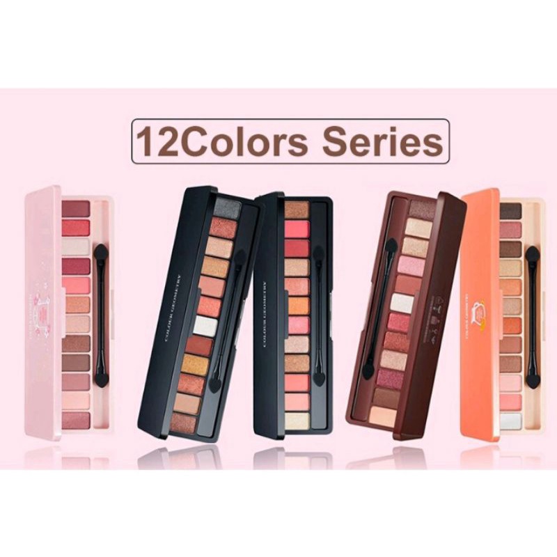 Eyeshadow LAMEILA palette 12 warna terlaris
