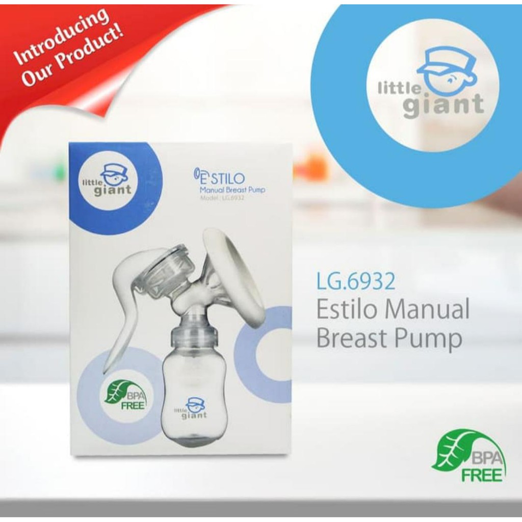 Little Giant LG6932 Estilo Manual Breast Pump Pompa Asi