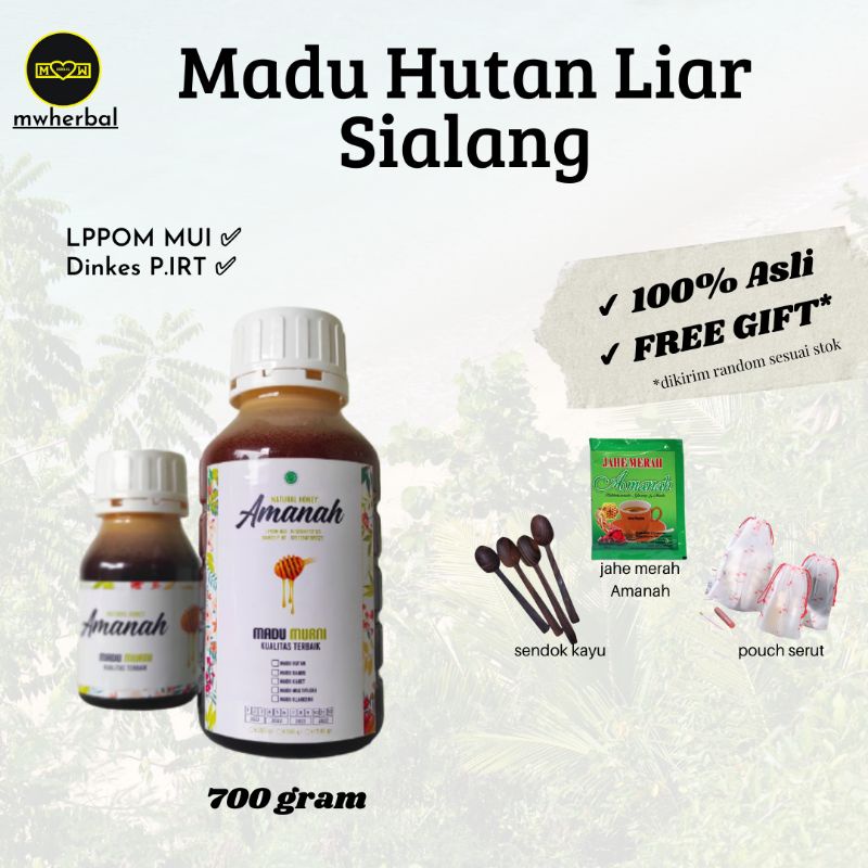 

HALAL MUI || Madu Hutan Liar Sialang - 100% ASLI || Madu Stamina mwherbal