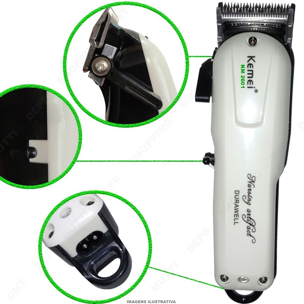 kemei KM-2601 mesin cukur rambut cordless / alat cukur rambut kemei km 2601 2600 1996 1986