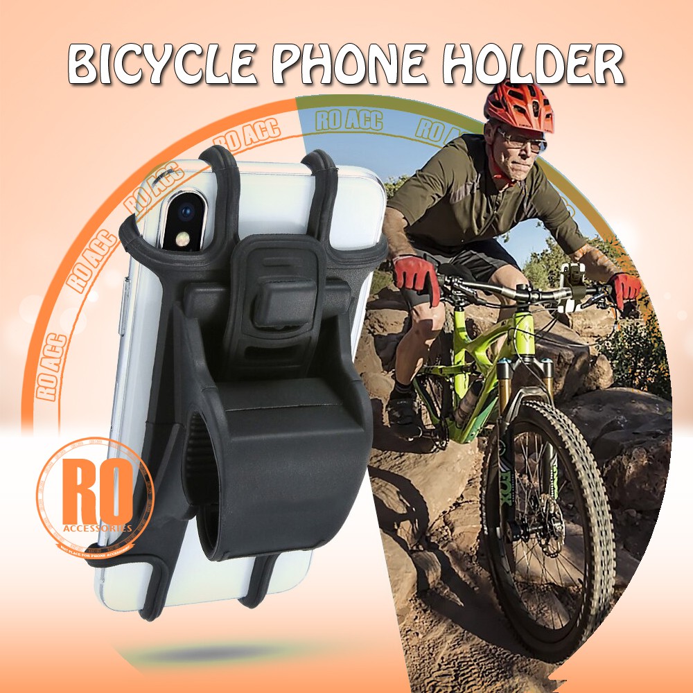 [RO ACC] NVN-CH03 NANVAN TEMPAT HP UNTUK DI SEPEDA DAN SEPEDA MOTOR BICYCLE PHONE HOLDER ALL TIPE HP