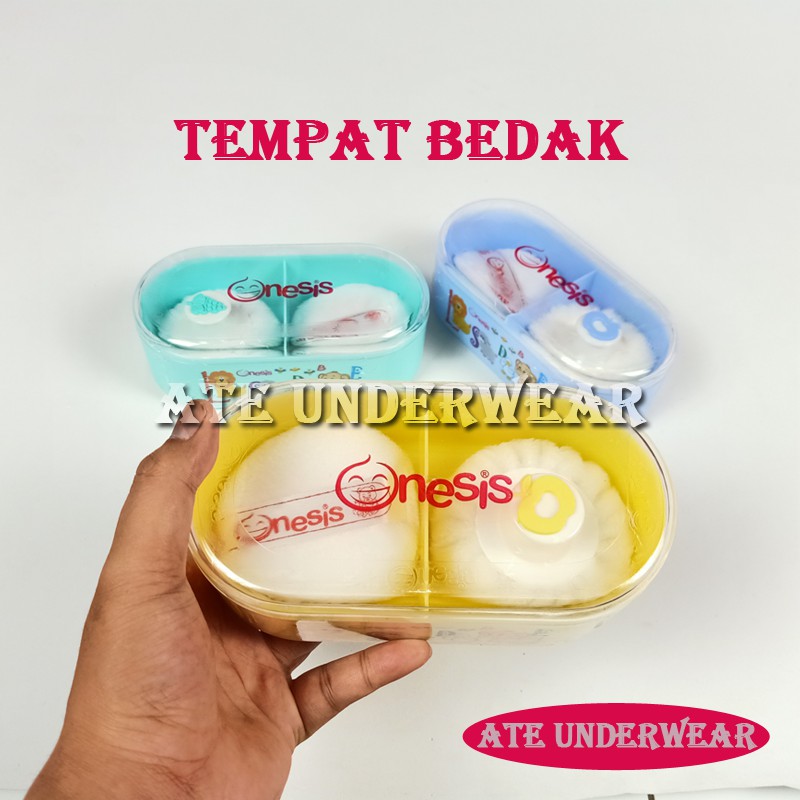 AT144-Onesis Tempat bedak tabur bayi double