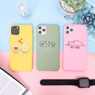 SOFTCASE- PASTEL CARTOON FOR IPHONE XIAOMI