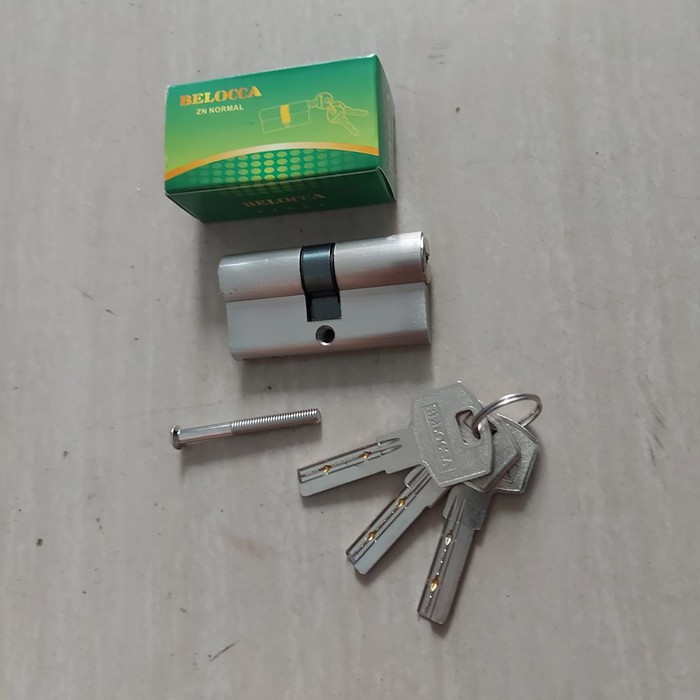 belocca silinder anak kunci pintu komputer kuningan