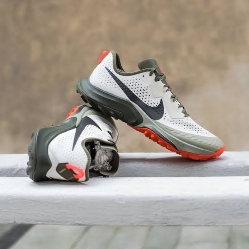 Sepatu Nike Air zoom Terra Kiger 7 &quot;Black white&quot; premium original sepatu pria