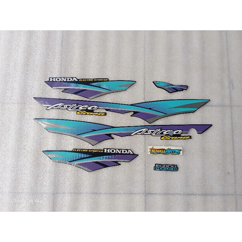 striping sticker astrea grand sabit biru