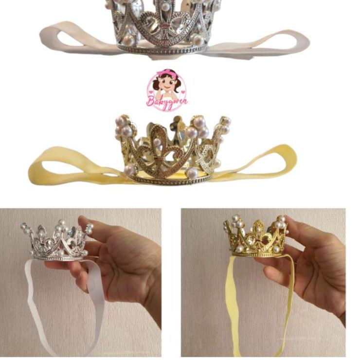 Free Shipping bandana CROWN mahkota untuk bayi anak headband bando