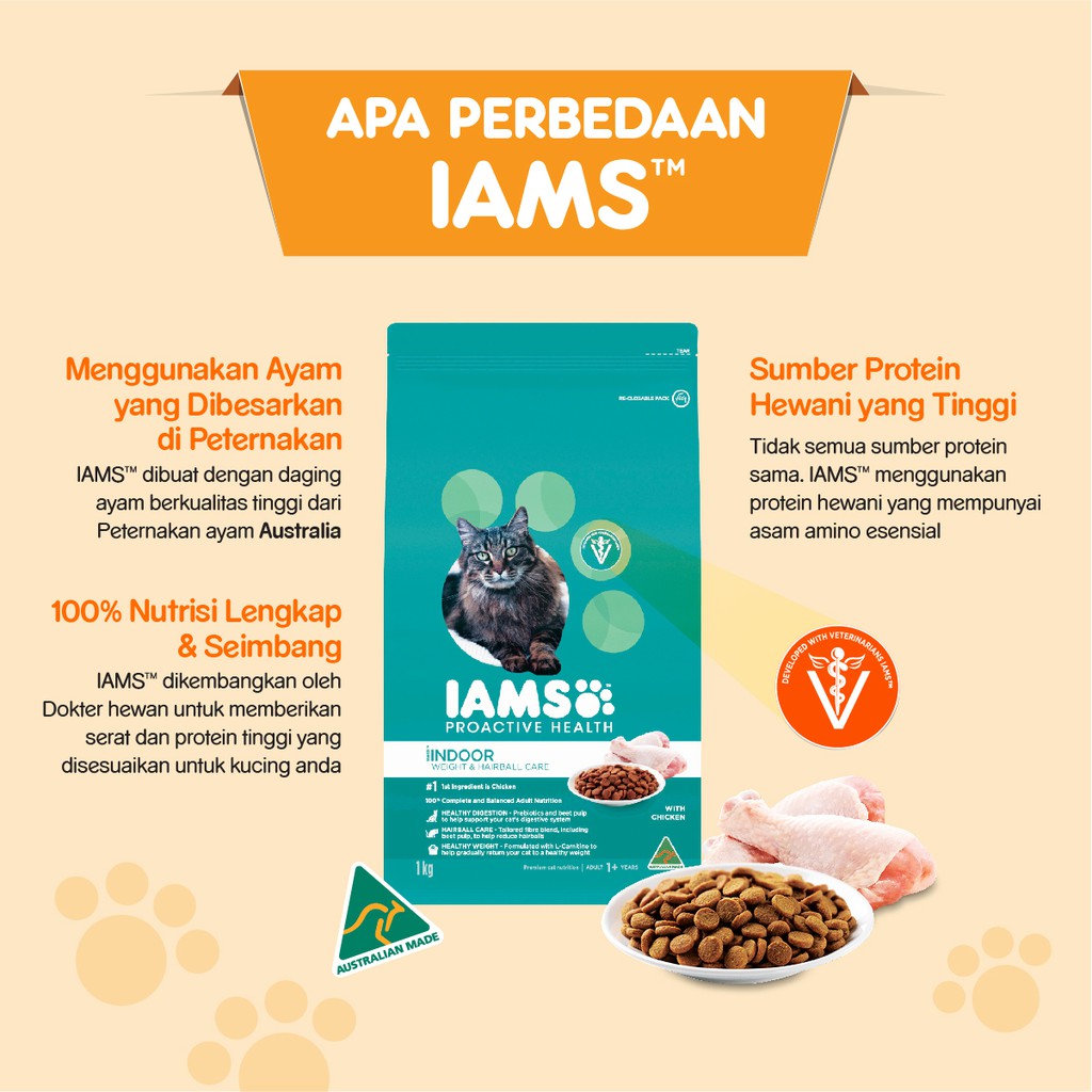 IAMS Makanan Kucing Adult 3 Kg-1