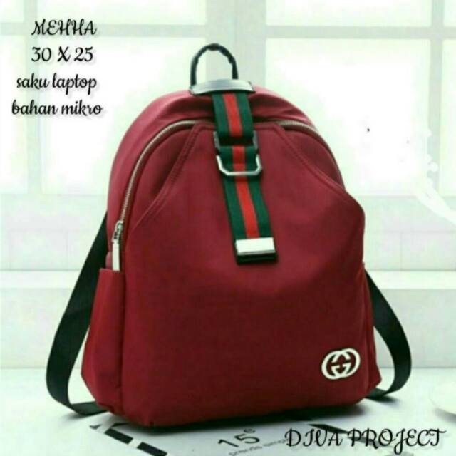 Backpack mehha tas ransel laptop tas ransel wanita cantik tas murah