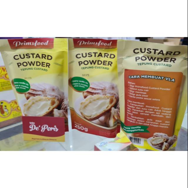 

Custard Powder / Tepung Custard Primsfood 250gr