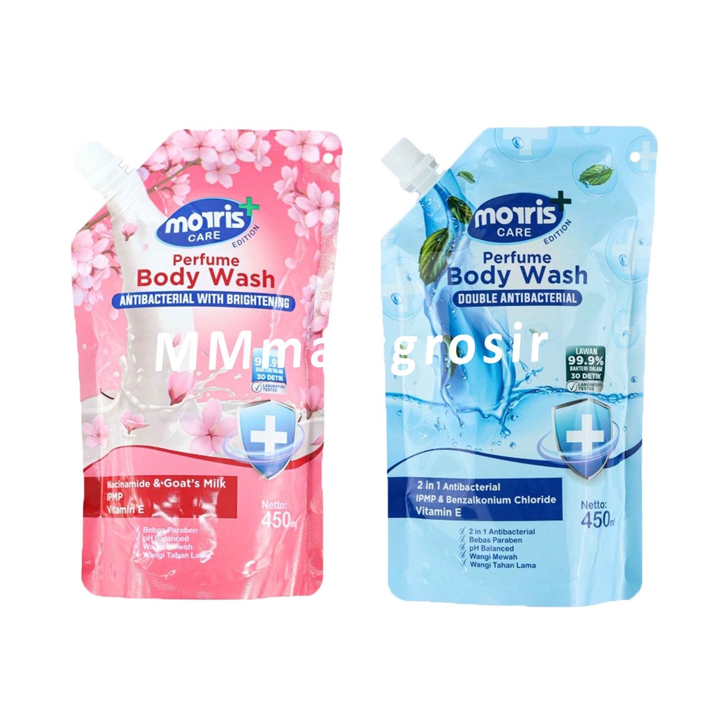 Morris  Care / Perfume Body Wash / Antibacterial / Sabun Mandi Cair 450ml