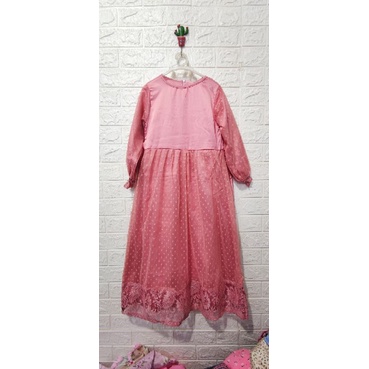 GAMIS MEWAH SATIN TUTU ANAK