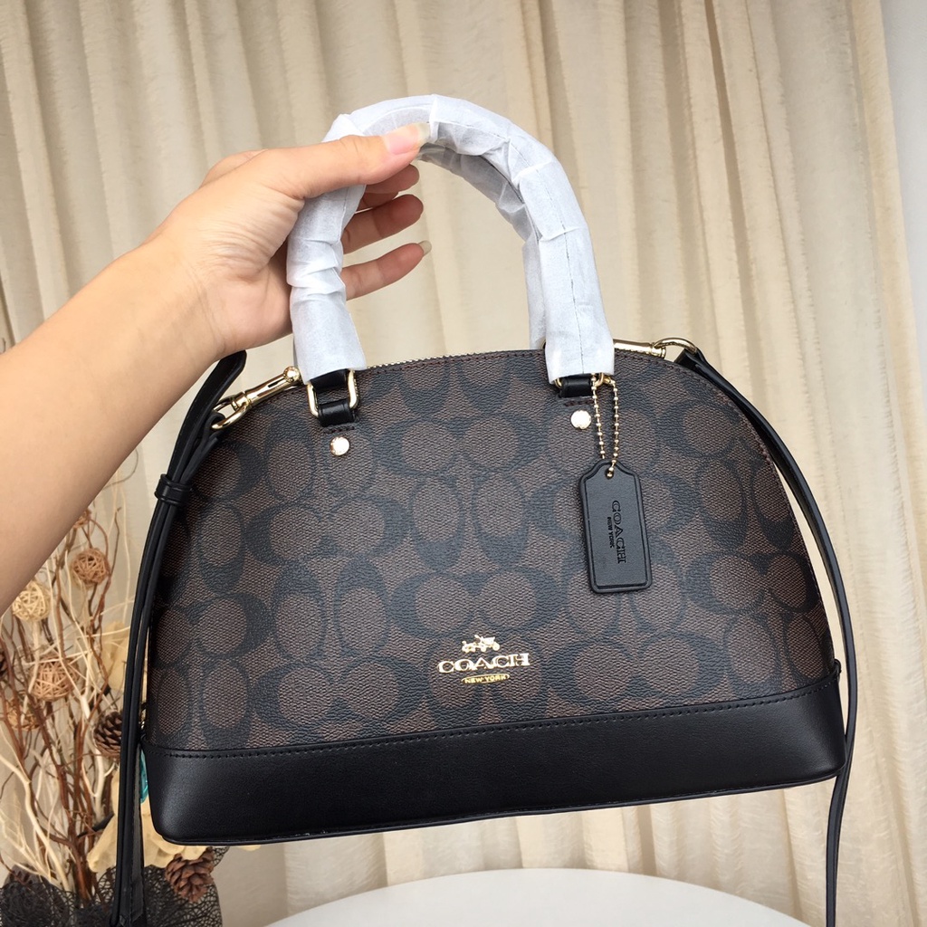 COACH 27583 Small Shell Bag(Blank carton, white paper bag)