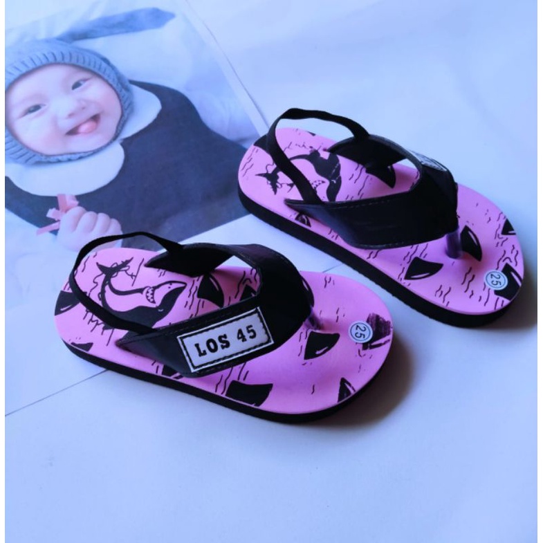 Sandal anak anak / Sandal baby motif LAUK Promo New