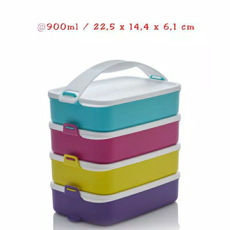 tuperware rantang 4 susun ada handle