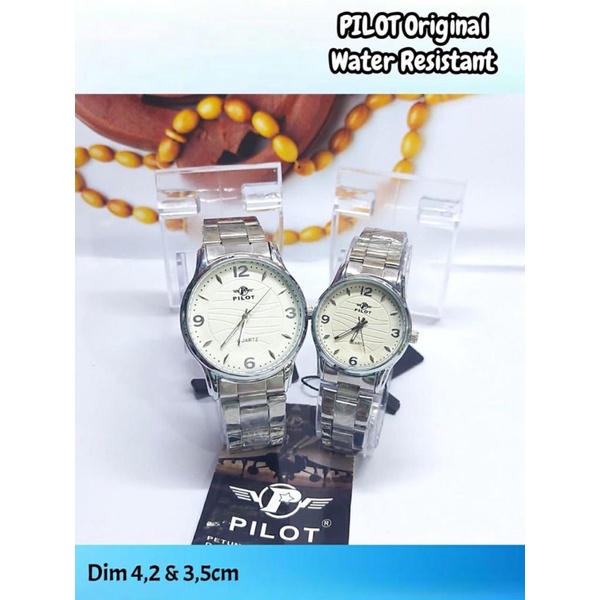 Jam Tangan Pilot Couple / Jam Tangan Pilot Original / Jam Tangan Rantai Couple / Jam Tangan Couple M
