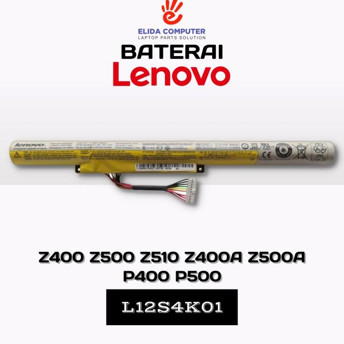 Baterai Lenovo IdeaPad Z400 Z410 Z500 Z505 Z510 P500 L12L4K01 L12S4K01