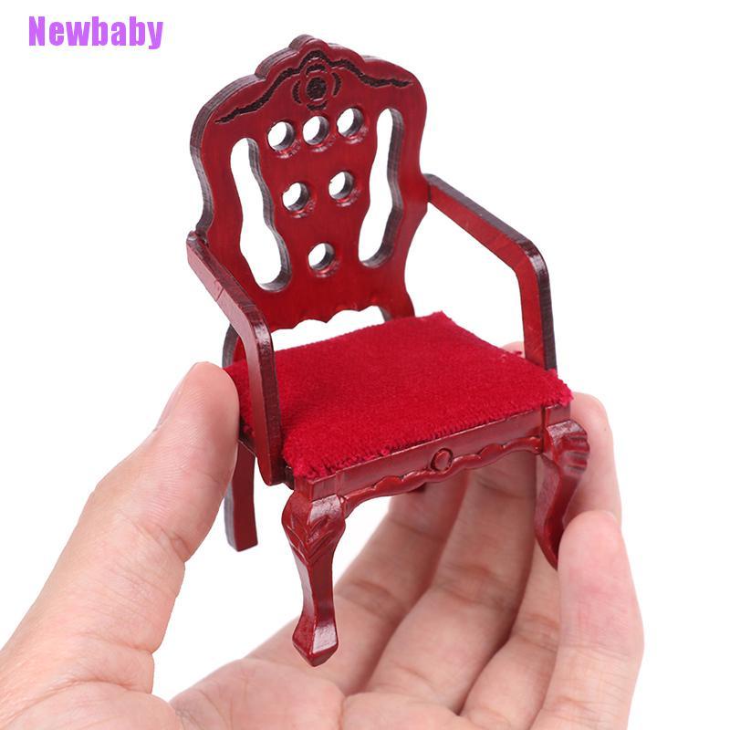 (Newbaby) 1 Set Miniatur Sofa Ruang Tamu Skala 1: 12 Untuk Rumah Boneka