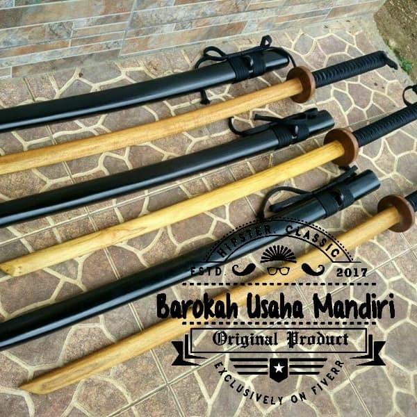 Shield | Pedang Kayu Katana Bokken Zoro Premium Latihan ( Katana Bokken Sword )