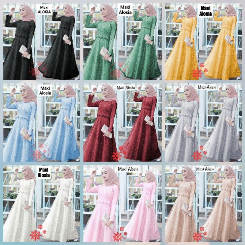 MX ALOSIA/GAMIS ALOSIA/GAMIS PESTA/MAXI PESTA/MAXI BRUKAT PESTA/GAMIS MUTIARA /GAMIS CANTIK