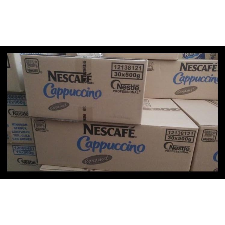 

kslv nescafe cappucino caramel 500gr nestle professional r4e2