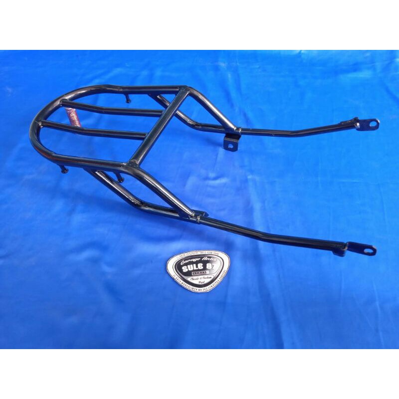 Rak bagasi belakang behel begel belakang dt100 dt 100 dtx enduro Rak belakang DT100 hitam tebal moto
