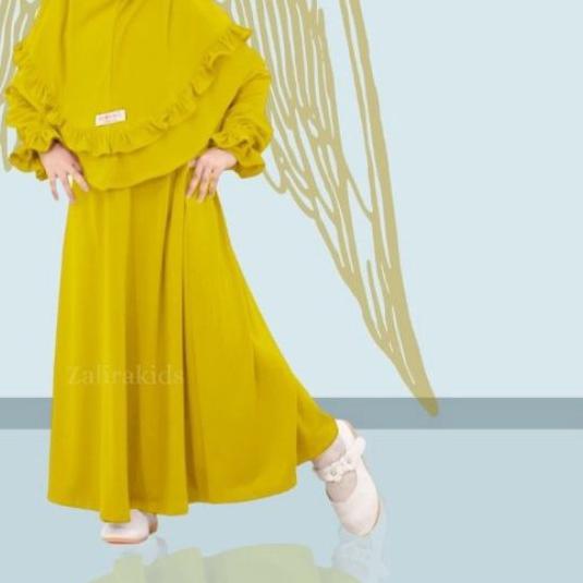 ℮ 00118 | Zalira Kids | Gamis Anak Model Lula Series Usia 3 - 12 Tahun ORI ۩