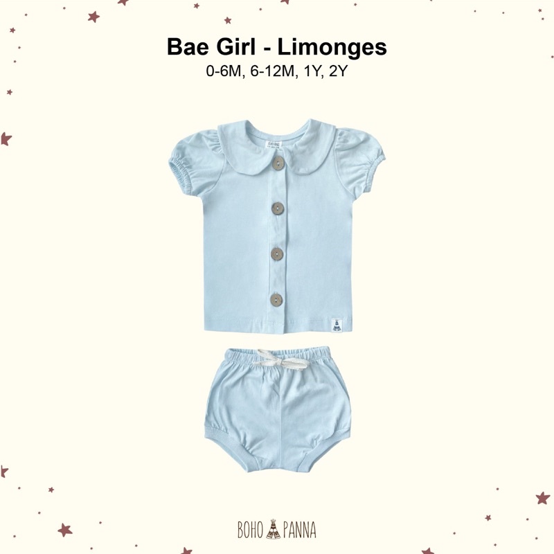 Bohopanna / Bohobaby Bae Girl - Setelan Anak Perempuan-Limonges