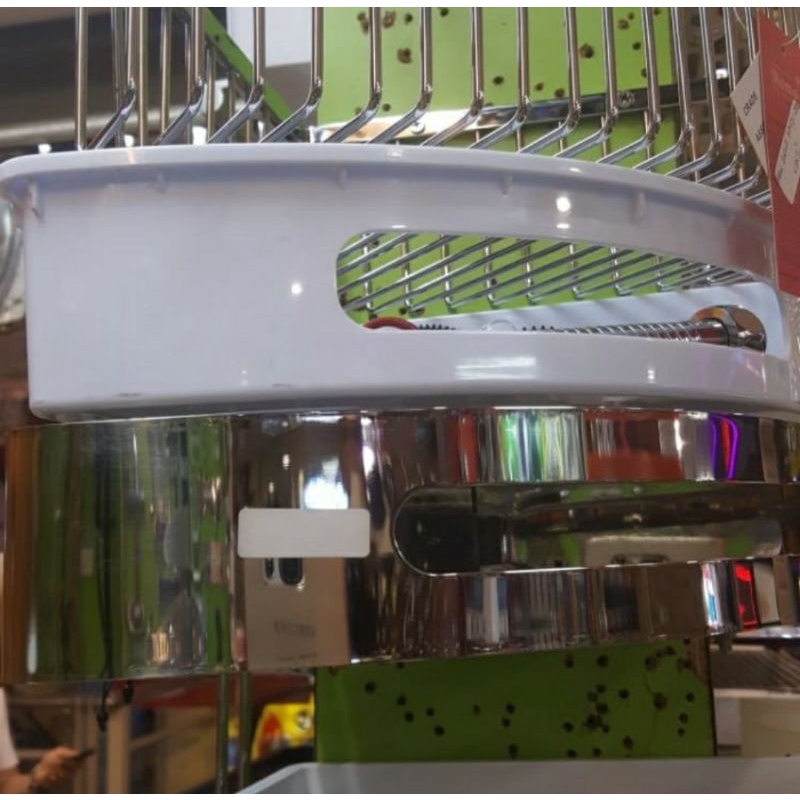 Rak Sudut Stainless Kombinasi/Rak Sabun Stainless/Rak Kamar Mandi
