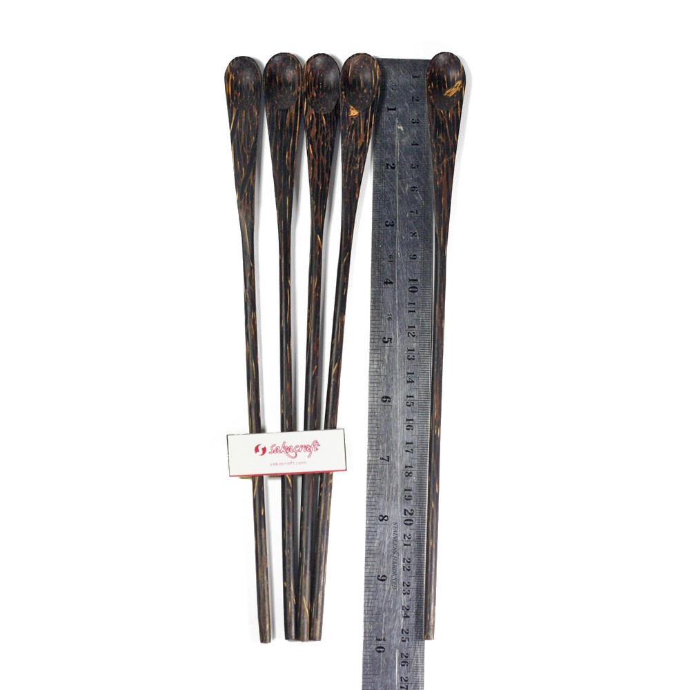 SENDOK STIK ADUK 20 CM KAYU AREN