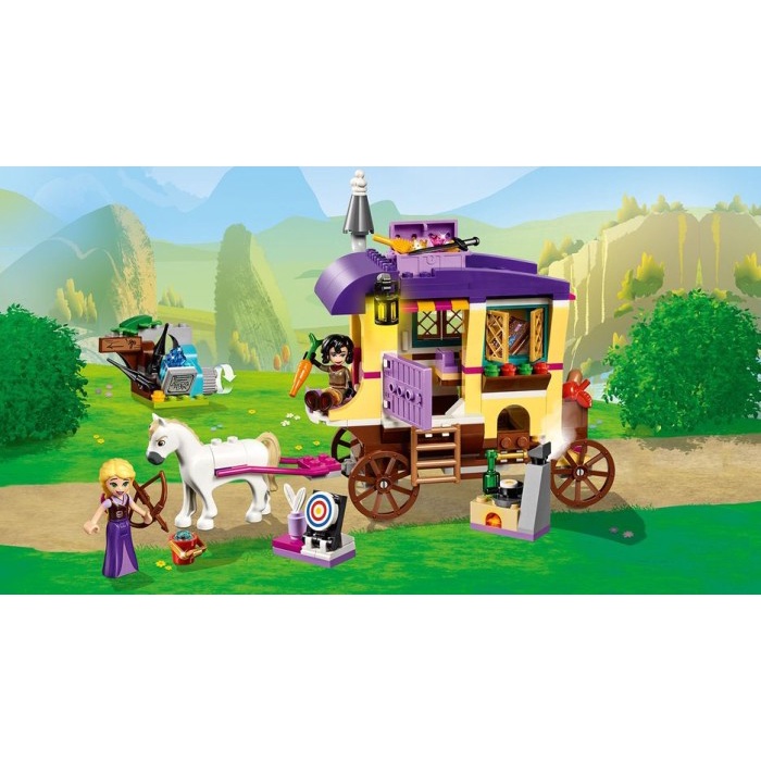 Flash Sale Lego Brick Lapunzel'S Caravan 334 Pcs / Lepin / Sembo / Mainan Anak Terbaru