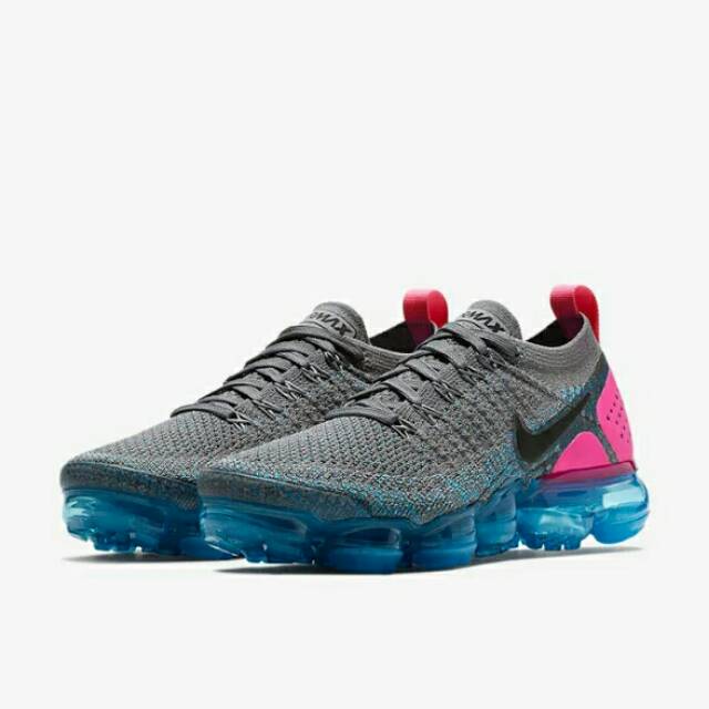 nike vapormax flyknit blue pink