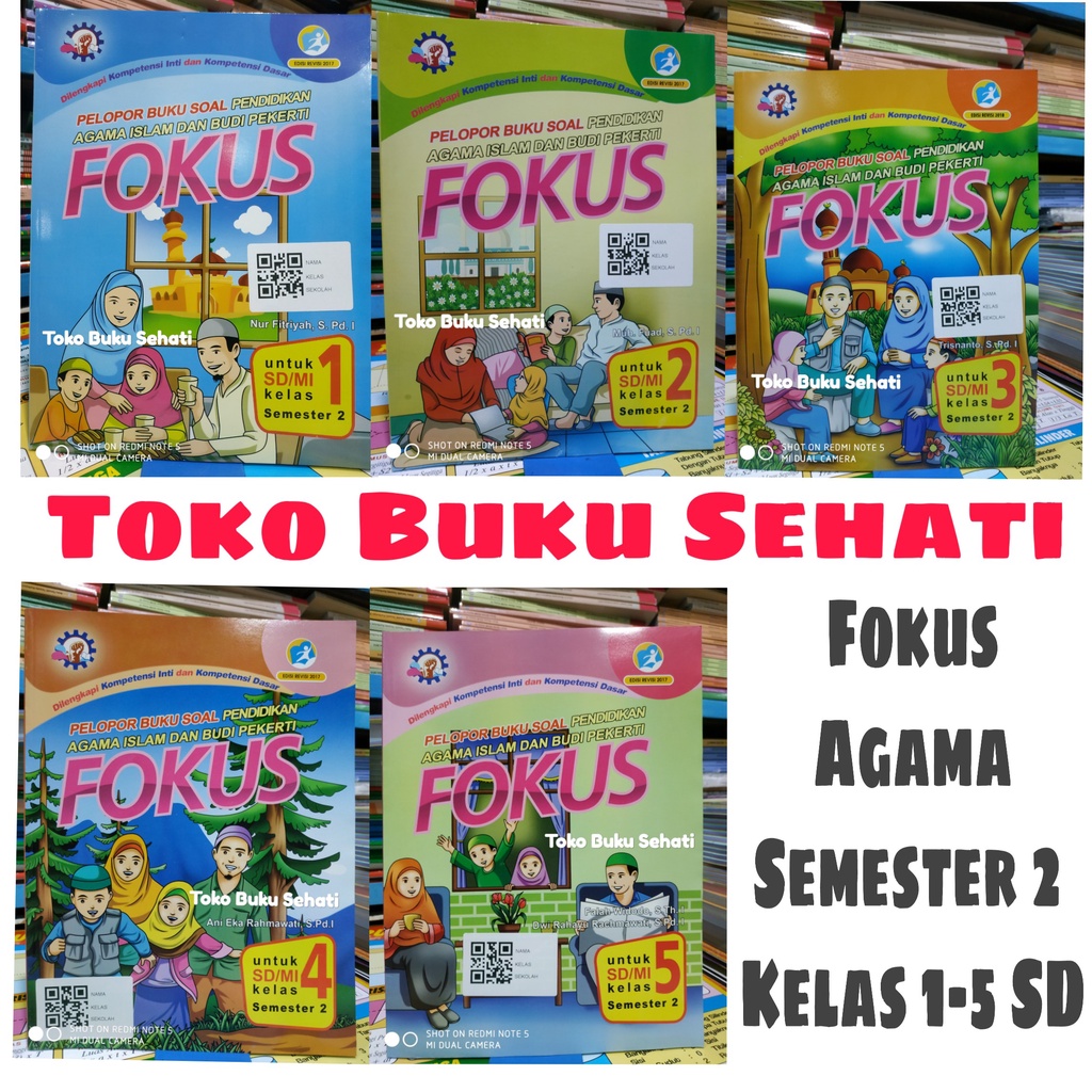 Buku Fokus PAI Semester 2 Kelas 1-5 SD