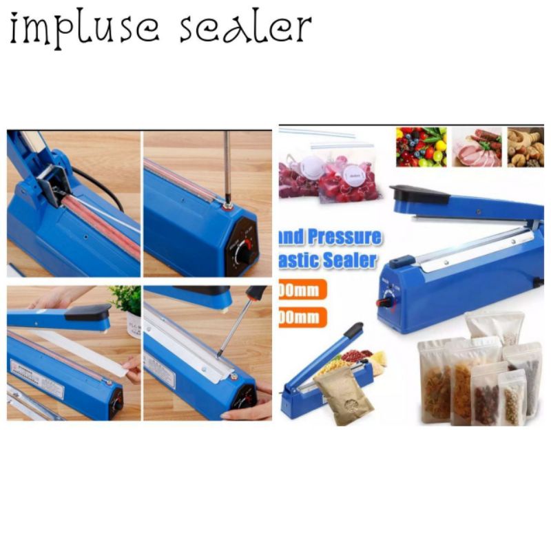 las plastik perekat plastik impluse sealer