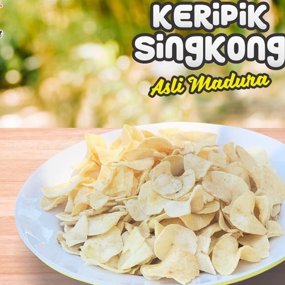 

NEW Kripik Singkong Super Empuk asli Madura 1000gr - Gurih Bawang