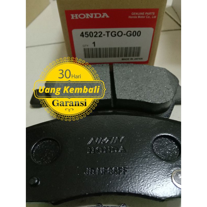 BRAKE PAD DEPAN JAZZ RS MOBILIO FREED KAMPAS KANVAS BRAKE PED MOBILIO BRAKE PAD FREED KAMPAS REM