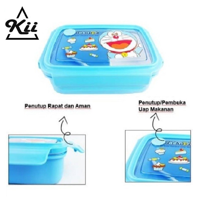 Lunch Box Karakter - Kotak Makan Anak - Box Tempat Makan 880ml