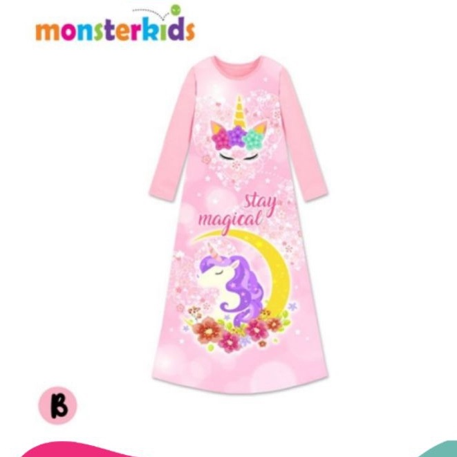 Dress Anak Simple Monster Kids MK24