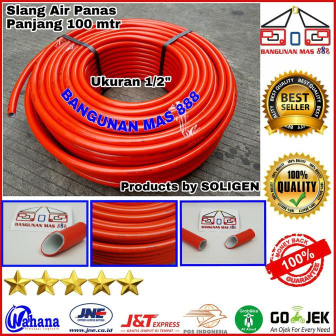 SELANG AIR PANAS SOLIGEN PER METER PIPA AIR PANAS SELANG WATER HEATER