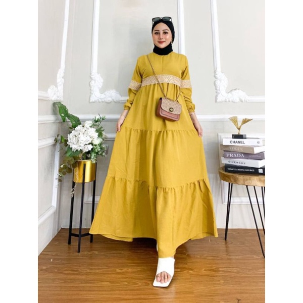 NEW SASMIRA DRESS CRINGKLE RENDA TERLARIS SAAT INI