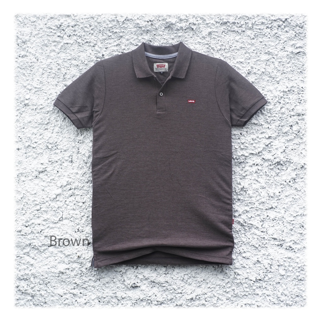 Kaos Pique Polo Levi's - Brown