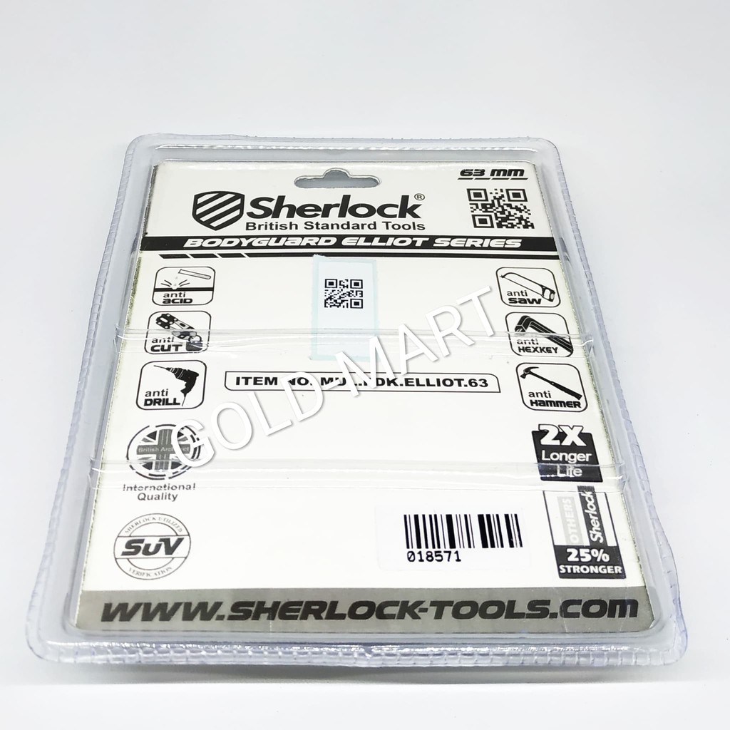 Sherlock Gembok 63mm bodyguard Elliot Series