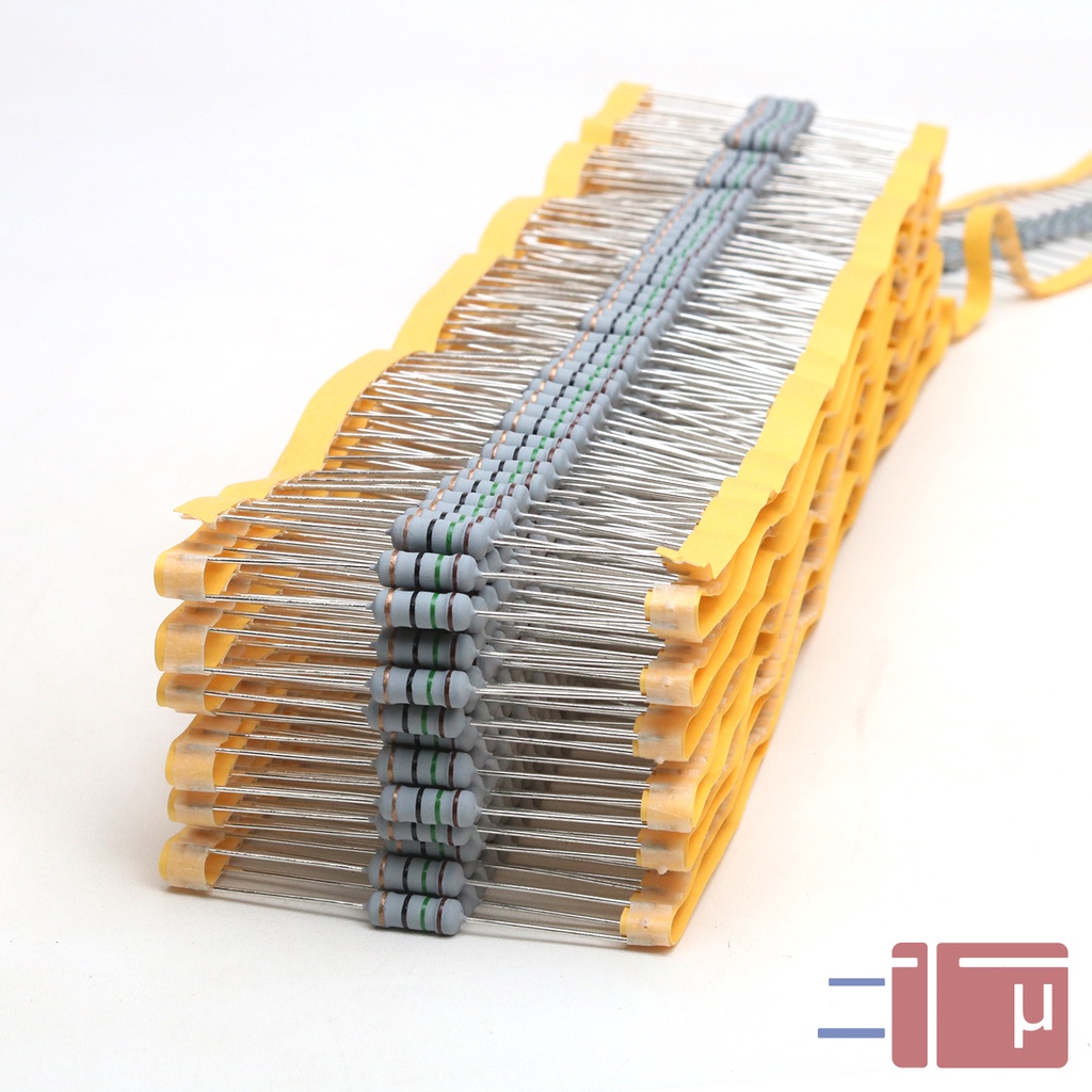 x10 Resistor 15R 15 Ohm 1W Metal Oxide 5% Taiwan Kaki Tembaga